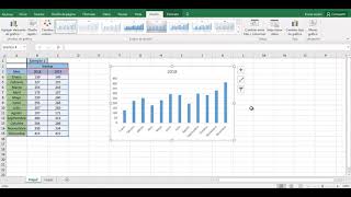 Gráfico de barras en Excel personalizado 📊 [upl. by Shelia]