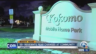 55 residents fear changes at Kokomo Mobile Home Park in Lantana [upl. by Srevart]