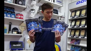 Donic Bluefire Rubber Series Review [upl. by Wyly]