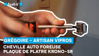 Cheville sans perçage spéciale plaques de plâtre KRONO  le test PRO [upl. by Cis142]