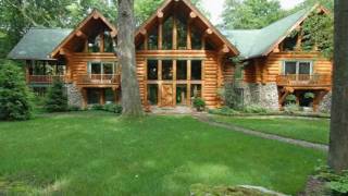 For Sale Beautiful Log Cabin Located in Deer Lake Ohiopyle PA [upl. by Pierette394]