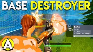 BASE DESTROYER  Fortnite Battle Royale Squad Gameplay [upl. by Brett]