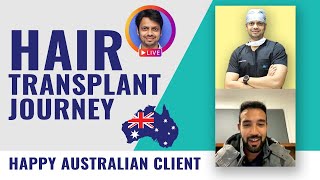 LIVE TALK Hair Transplant Results amp Journey  International Client Review  Medlinks [upl. by Lannie145]