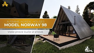 AFRAME NORDIC HOUSES  Model Norway 98  Vaša prava kuća iz snova [upl. by Aysab]