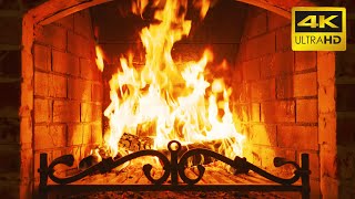 🔥 FIREPLACE 10 HOURS ULTRA HD 4K 🔥 Relaxing Fire Burning Video amp Crackling Fireplace Sounds [upl. by Davie]