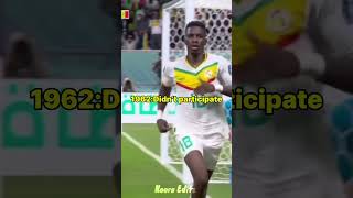 Senegal World Cup history 19302022 shorts football senegal [upl. by Imat]