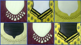 3 different types neck latest trending design cutting and stitching easy method [upl. by Assil]