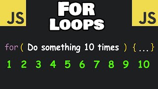 Learn JavaScript FOR LOOPS in 5 minutes 🔂 [upl. by Googins]