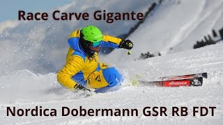 Nordica Dobermann GSR RB FDT  Ski Test Neveitalia 20182019 [upl. by Annoerb698]