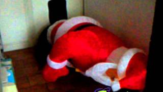 GONFIABILE BABBO NATALE GIGANTE 180 CM NUOVO 180 MT SANTA CLAUS INFLATE LED [upl. by Ylenats]