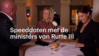 Even kennismaken Speeddaten met ministers  RTL NIEUWS [upl. by Critta312]