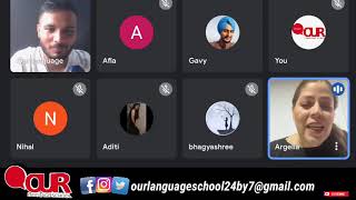 How to introduce yourself in Spanish3rd week of learning Spanish my students in online classes🇮🇳 [upl. by Ferguson393]