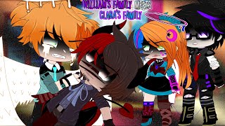 Williams Family Meets Claras Family  Afton Family Movie  FNaF  SparkleAftøn [upl. by Irtimid]