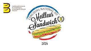 Proclamation du palmarés  Concours National du Meilleur Sandwich 2024 [upl. by Ahsinor]