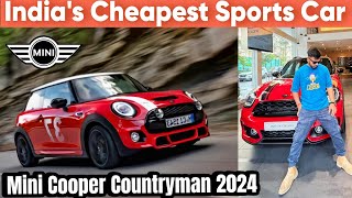 Mini cooper Countryman 2024  Test Drive  Indias Cheapest Sports car  Mini cooper Countryman [upl. by Wystand]