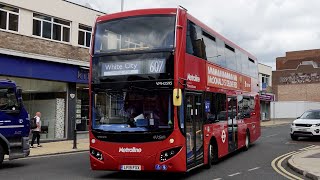 London Bus Route 607  Uxbridge to White City  Subtitles [upl. by Abshier]