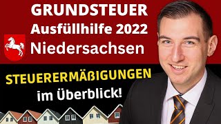 Grundsteuererklärung Niedersachsen 2022 in Elster ausfüllen 🏠 Grundsteuer Niedersachsen [upl. by Atilamrac]