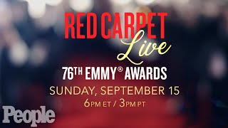 LIVE at The 76th Emmy Awards Red Carpet  PEOPLE [upl. by Onder878]