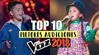 LAS MEJORES AUDICIONES DE LA VOZ KIDS COLOMBIA 2018 [upl. by Hussey131]