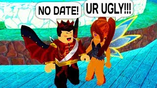 CRAZY GIRL FOLLOWS ME TO PROM IN ROBLOX ROYALE HIGH [upl. by Sugihara]