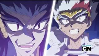 Beyblade Metal Fury Episode 44 Nemesis vs Ldrago [upl. by Marigold798]