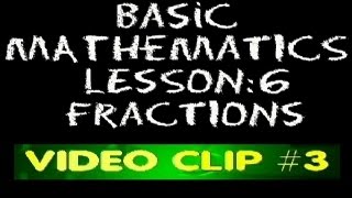 Basic Math Lesson 6  Video Clip 3  Equivalent Fractions [upl. by Axela596]