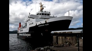 MV Hebridean Isles leaving Kennacraig Ferry Terminal  Tarbert Lochfyne  Argyll amp Bute Scotland [upl. by Aned49]