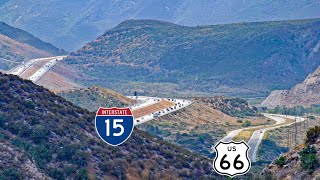 Route 66 Through the Cajon Pass [upl. by Neelak711]