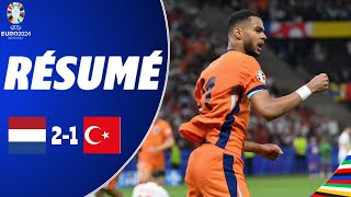 Pays Bas vs Turquie  21  Résumé  Coupe dEurope 2024  pays bas turquie [upl. by Neerol128]