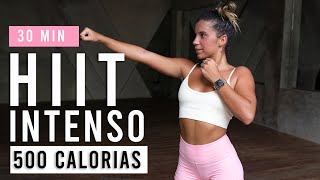 30 Min Cardio HIIT Intenso  Quema 500 Calorías Con Esta Rutina  Ejercicios Para Bajar Peso En Casa [upl. by Naitsyrk]