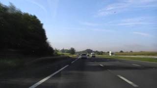 Driving On The M5 From J27 Tiverton To J28 Honiton England 19th August 2011 [upl. by Jonme]