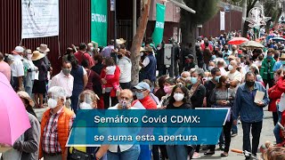 Semáforo CDMX Suma otra semana en naranja con apertura de autoconciertos [upl. by Ahsrats]