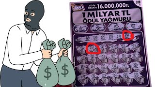 Finding Money in the 200 TL Prize Rain Scratch Card is a Miracle [upl. by Ytissac813]