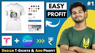 Start Your Own TShirt Business Online for Free Make 8000Month From Home [upl. by Nelleeus128]