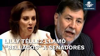 Lilly Téllez aclara qué es Bellaco término que utilizó para referirse a Fernández Noroña [upl. by Ojadnama458]