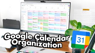 My Google Calendar System 🗓️ Student Productivity amp Time Management [upl. by Hayilaa]