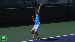 Nikolay Davydenko playing practice points in slow motion HD  Indian Wells Pt 38 [upl. by Scholz941]