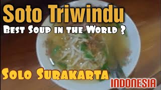 🇮🇩 Soto Triwindu Soup Restaurant Solo Surakarta Indonesia [upl. by Small]