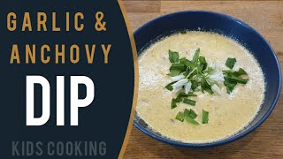 Garlic and Anchovy Dip Recipe A Brilliant Dip For Bread and Vegetables  Lock Down Treat [upl. by Benjamin]