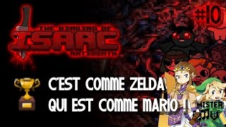 10 CHALLENGE  CEST COMME ZELDA  The Binding of Isaac  Antibirth Mod [upl. by Aitsirk]