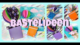 Heißluftballon BASTELN mit Papier Embellishments DIY Ideen deutsch  9999 Dinge [upl. by Cloutman510]