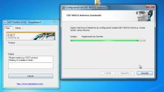 INSTALAR Y DEJAR FULL ESET NOD32 ANTIVIRUS V5 32 amp 64 Bits [upl. by Tloc369]