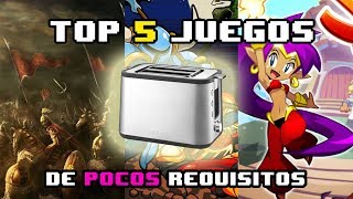 ¡TOP 5 juegos para PC de bajo rendimiento que hasta tu tostadora podrá correr [upl. by Sayles]