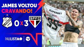 JAMES MARCA NO RETORNO E FERREIRINHA ANOTA GOLAÇO  INTER DE LIMEIRA 0 X 3 SÃO PAULO [upl. by Rez]