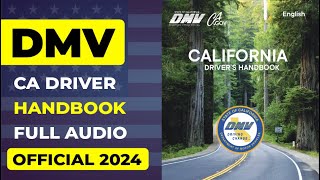 California Drivers Handbook 2024  DMV Handbook California 2024 [upl. by Crist]