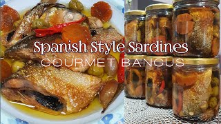 How to cook GOURMET BANGUS in olive oil for business Pang negosyo recipe by Will Chimplee [upl. by Palermo]