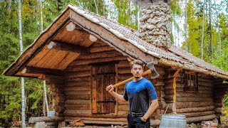 Stone Fireplace Build In The Log Cabin [upl. by Belicia]