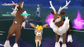 《Pokemon GO》冬天樣子四季鹿進化萌芽鹿！シキジカ Deerling！メブキジカ Sawsbuck！ [upl. by Esekram330]