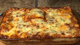 LASAÑA DE CARNE MOLIDA 🧀 LASAGNA Chef Darianny [upl. by Adeehsar382]