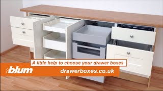 HELP TO CHOOSE KITCHEN DRAWER BOXES  Blum Metabox or Tandembox Antaro [upl. by Hamirak209]